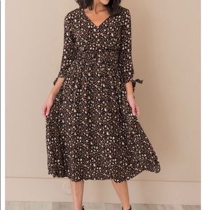 Reborn J animal print dress small